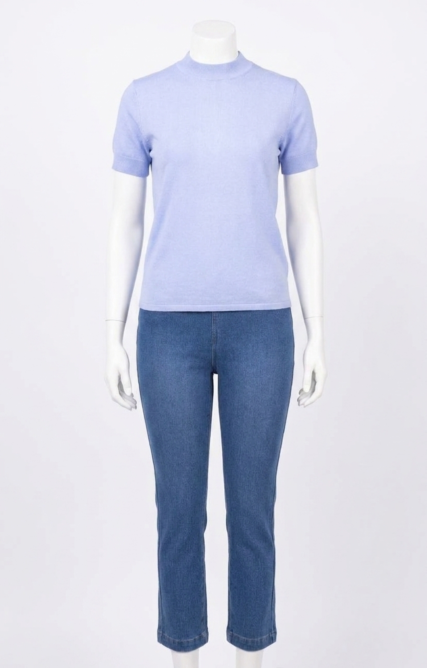 NEW ELLIOTT LAUREN pull on jeans in denim